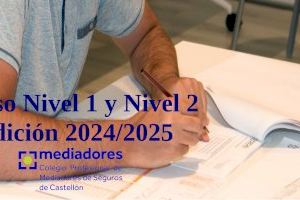 El Colegio de Castellón convoca una nueva edición de los cursos Nivel 1 y 2