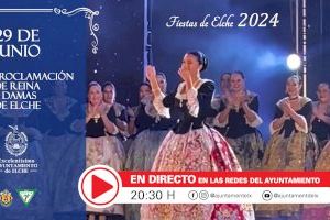 Todo preparado para la proclamación de las Reinas y Damas de las Fiestas de Elche