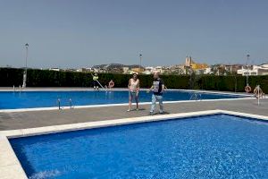 Tot preparat per a la posada en marxa de les instal·lacions de la piscina municipal de Canet lo Roig