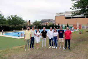L'Ajuntament de Sagunt inaugura la temporada estival de la piscina municipal i les pistes de pàdel del poliesportiu René Marigil