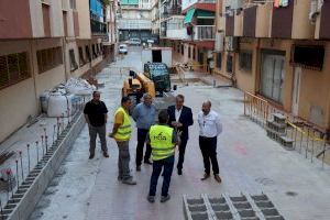 Benidorm reanuda las obras en la calle Gorrión tras una modificación para mejorar el proyecto