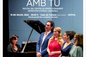 Xàtiva acollirà un concert gratuït de la gira de Les Arts amb Tu a la Casa de Cultura