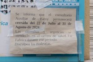 Cambio de última hora en el horario de verano del Centro de Salud Batoi