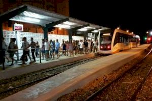 TRAM d’Alacant inicia el día 5 el servicio nocturno de viernes, sábados y vísperas de festivo del Tramnochador de las líneas 1, 2, 3, 4 y 9