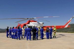 Una veintena de nuevos bomberos forestales reciben formación en el IVASPE sobre extinción de incendios y otras emergencias