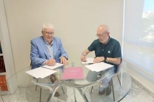 El Club Rotario de Elche y la Fundación Cidaris firman un acuerdo de colaboración en las instalaciones de Grupo Asesor Ros