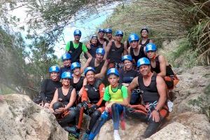 Gran éxito de la excursión de Juventud al Barranco de Anna