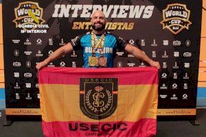 Doble podium en el prestigioso torneo mundial de Jiu Jitsu para un Guardia Civil destinado en Castellón