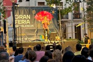 Concerts de Los Zigarros, Taburete i Camela, pirotècnia, homenatges a Nino Bravo i a ABBA i monòlegs, en la Gran Fira de València