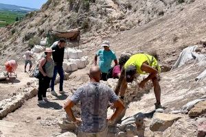 Días finales en las obras del yacimiento de Laderas del Castillo en Callosa de Segura