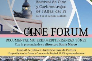 El Festival de Cine de l’Alfàs del Pi proyecta el lunes “Mujeres Mediterráneas: Túnez”, tercer capítulo de la serie de Sonia Marco