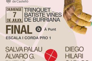 El Trinquet Municipal de Burriana acoge la final de “Escala i Corda” Pro 1 de la Copa Diputació de Castelló