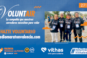 El Medio y el Maratón Valencia buscan 4000 voluntarios