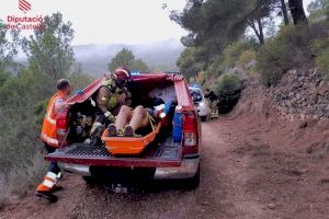 Herido un ciclista al caer en el Desert de les Palmes de Benicàssim