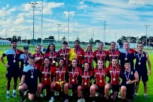 La campellera Juana Stella, “leona” de la Selección Española de Rugby, medalla de plata en el Campeonato de Europa de menores de 18 años