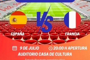 Crevillent instala una pantalla gigante para ver el España – Francia de las semifinales de la Eurocopa