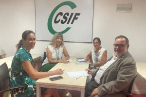 La Asociación Científica Española de Enfermería y Salud Escolar en la Comunitat Valenciana se reúne con CSIF