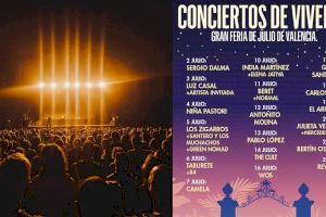 Artistes de la talla de Índia Martínez, Beret o Pablo López actuen esta setmana en els Concerts de Vivers a València