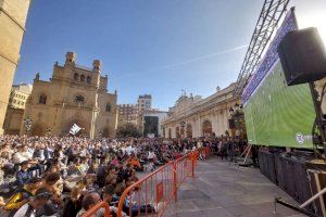 Castellón instalará una pantalla gigante en la plaza Mayor para seguir a ‘la roja’ en la final de la Eurocopa este domingo