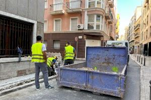 Comienzan en Elche las obras de saneamiento de conducción de agua potable y mejora de accesibilidad en Sant Jordi