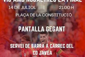 Xàbia instalará una pantalla gigante para ver la final de la Eurocopa