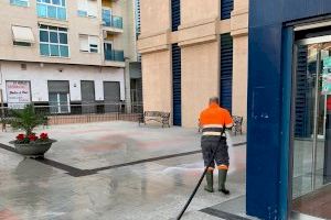 El Ayuntamiento de Elda y Fobesa ponen de nuevo en marcha el protocolo de limpieza en los mercadillos