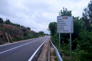 La Diputació de València eliminará un tramo de concentración de accidentes en la carretera de acceso a Anna