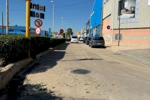 Comença la segona fase de les obres de sanejament del carrer La Lluna i avinguda del Cid de Foios