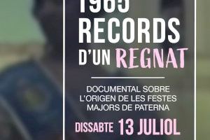 Paterna acoge el documental 1965 Recuerdos de un Reinado que pone en valor el origen de las Fiestas Mayores de la ciudad