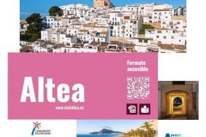 Tourist Info Altea compta amb fullets informatius en format Braille