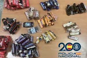 Desmantelado un "narcosupermercado" en Valencia: vendían droga camuflada en barritas de chocolate