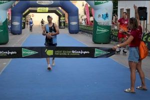 Hassane Ahouchar y Elia Fuentes, ganadores en Sollana de la octava prueba del Circuit Solidari El Corte Inglés Parc Natural de l'Albufera