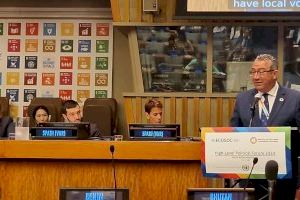 El alcalde de Benidorm defiende en la sede de la ONU el papel de las administraciones locales para aterrizar y cumplir con la Agenda 2030