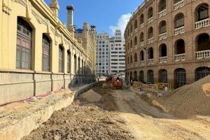 Así avanzan las obras del metro de Valencia junto a la Estació del Nord