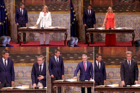 Acto oficial: toman posesión los nuevos consellers de la Generalitat Valenciana