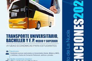 El 2º Pago de la Subvención de Transporte 23-24 de la Nucía requiere nueva documentación