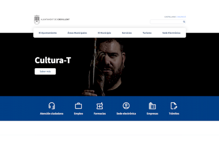 Digitalización presenta el nuevo diseño de la página web del Ayuntamiento de Crevillent
