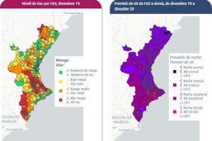 Noche tórrida en puntos de la Comunitat Valenciana que superarán los 28ºC: aviso por comarcas y municipios