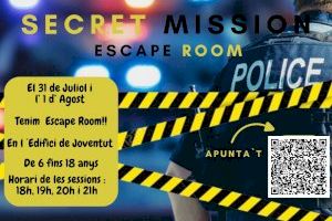 Juventud Dénia organiza el escape room ‘Secret Mission’ para participantes de 6 a 18 años