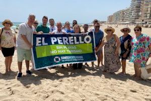 El PPCV se ha sumado a la cadena humana en defensa del litoral que hoy se ha concentrado en El Perelló.