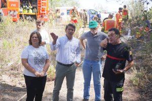 Jorge Rodríguez destaca la ràpida resposta i coordinació com a claus perquè l’incendi d’aquest diumenge quedara limitat a 1’3 hectàrees