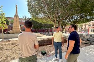 Elche reactiva la obra del Paseo de Germanías que abrirá parcialmente en agosto