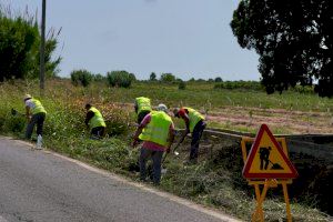 Las 62 personas contratadas para combatir el paro agrario comienzan sus trabajos en Burriana