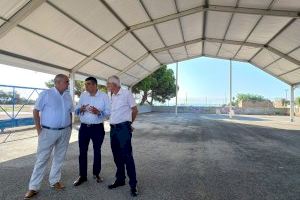 La antigua carpa de la Piscina Municipal dará servicio como espacio multiusos