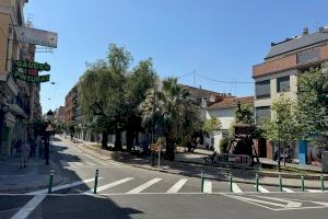 Paterna da los primeros pasos para la peatonalización de la calle Mayor con la señalización vial