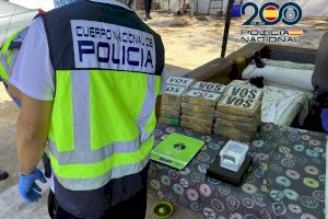 Alginet, centro de operaciones de una red de narcotráfico a gran escala: 63 kilos de cocaína y 9 de speed incautados