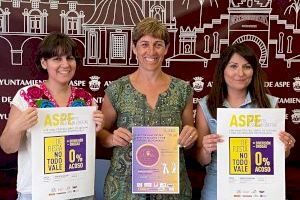 Aspe instalará un punto violeta y amarillo para velar por unas fiestas libres de sexismo y consumo responsable