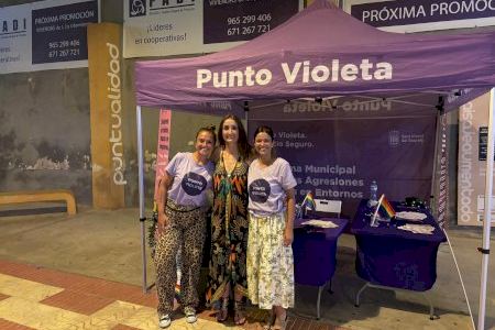 San Vicente del Raspeig mantendrá los puntos violeta durante las fiestas y eventos de los próximos dos años