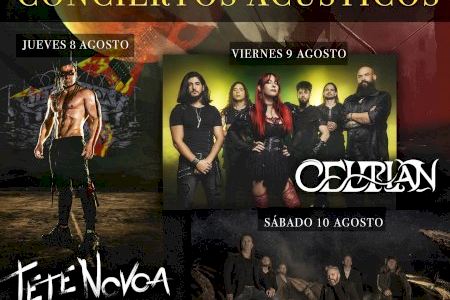 Tete Novoa, Celtian y Saurom, conciertos acústicos de Leyendas del Rock 2024