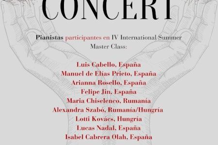 Concierto gratuito de piano del IV Curso Internacional esta tarde en l’Auditori